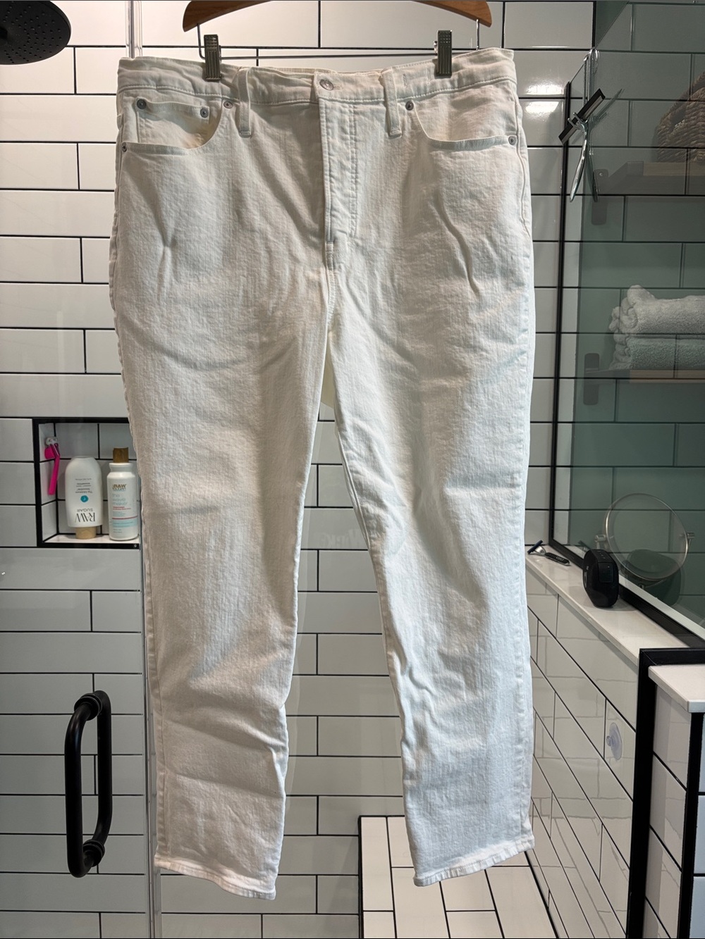 Madewell White Perfect Vintage Jeans, 32